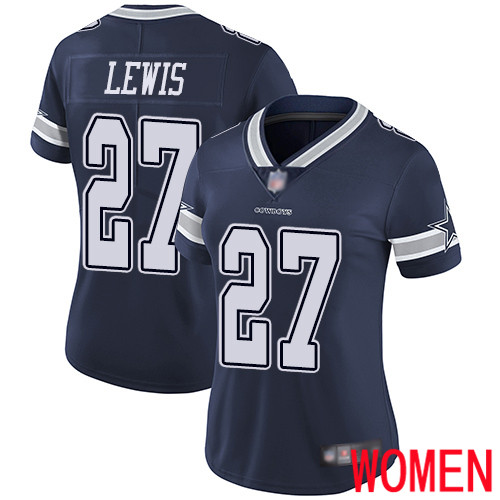 Women Dallas Cowboys Limited Navy Blue Jourdan Lewis Home #27 Vapor Untouchable NFL Jersey->women nfl jersey->Women Jersey